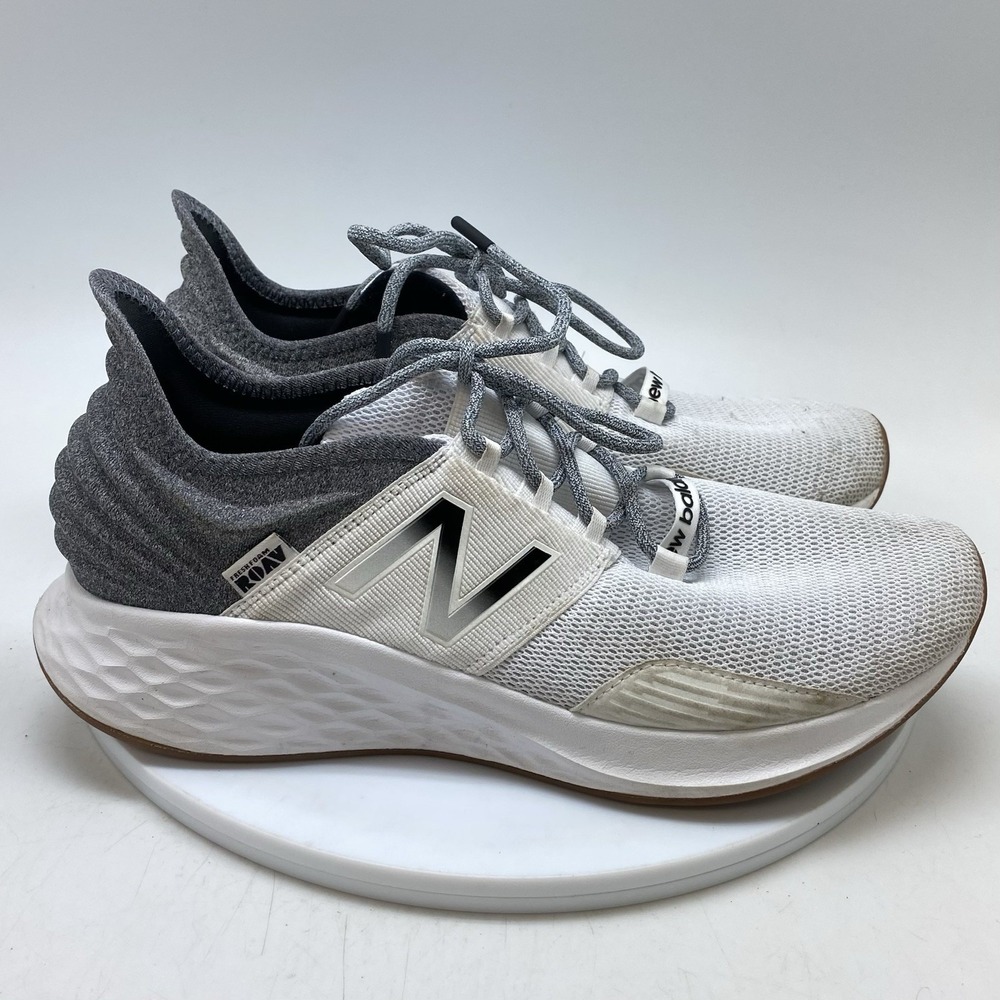 New Balance Sneakers Womens 10 B Fresh Foam Roav WROAVTW White Running Shoes